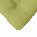 Cojines para asiento 4 pcs Verde claro 45 x 45 x 12 cm tela