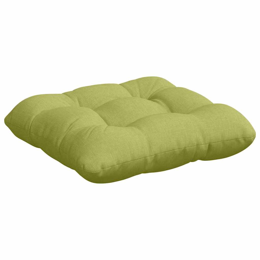 Cojines para asiento 4 pcs Verde claro 45 x 45 x 12 cm tela