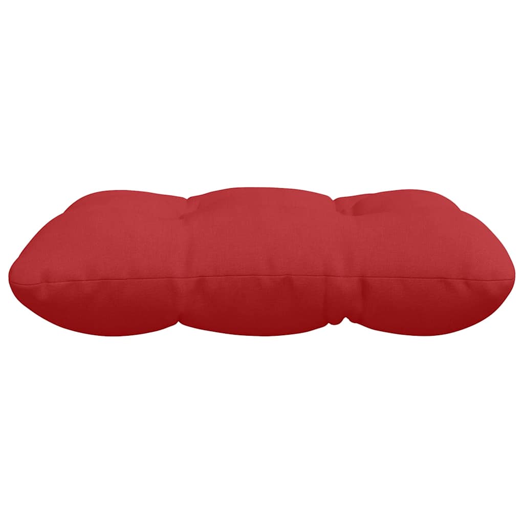 Cojines para asiento 4 pcs Rojo 45 x 45 x 12 cm tela