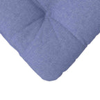 Cojines para asiento 4 pcs Azul jeans 45 x 45 x 12 cm tela