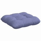 Cojines para asiento 4 pcs Azul jeans 45 x 45 x 12 cm tela