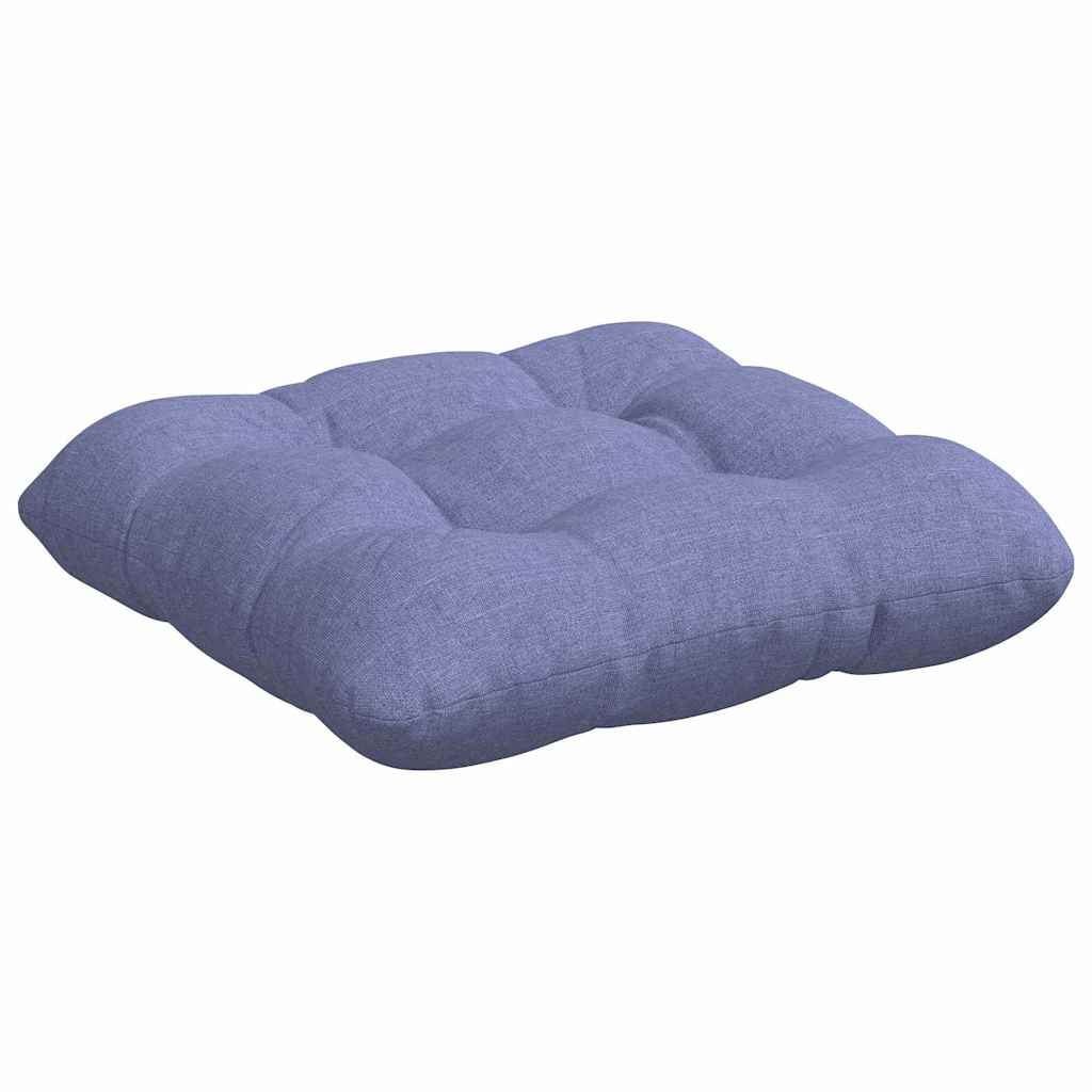 Cojines para asiento 4 pcs Azul jeans 45 x 45 x 12 cm tela