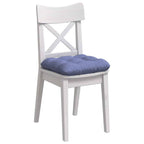 Cojines para asiento 4 pcs Azul jeans 45 x 45 x 12 cm tela