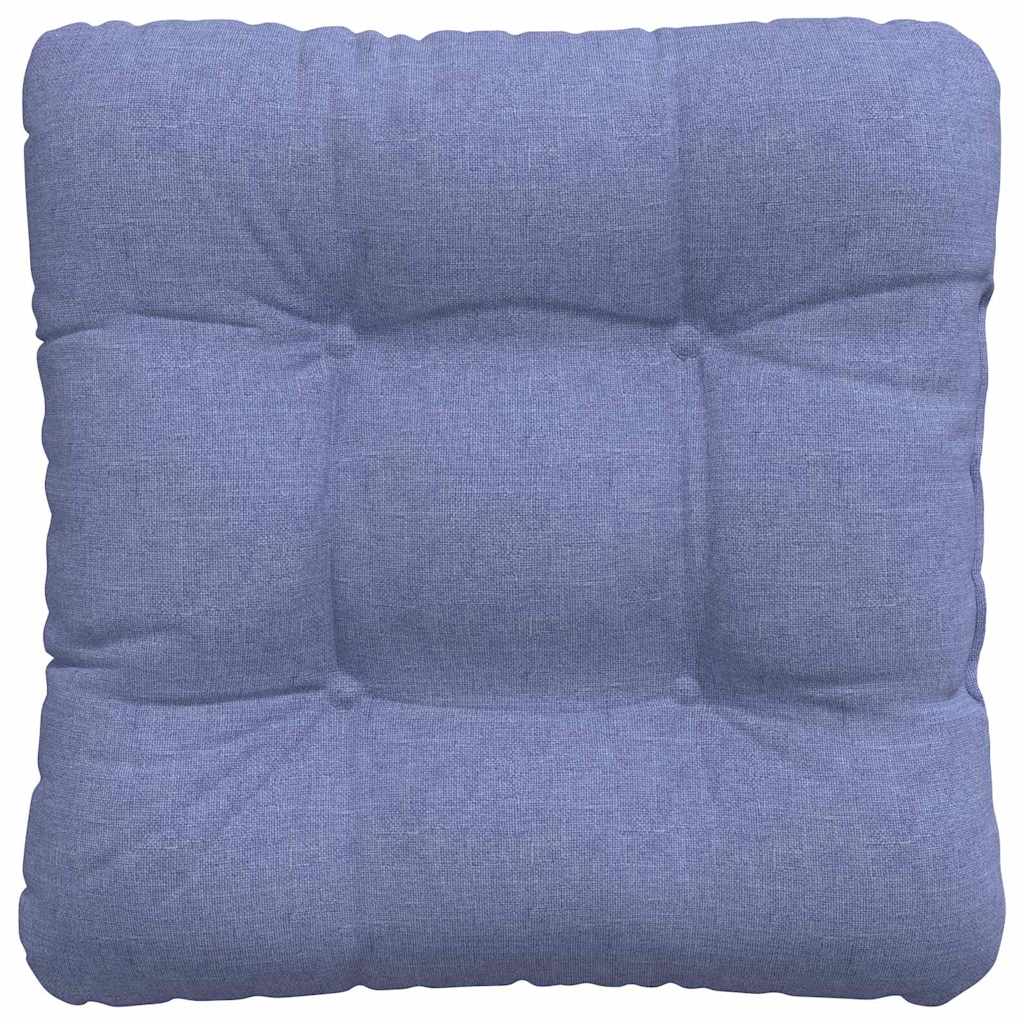 Cojines para asiento 4 pcs Azul jeans 45 x 45 x 12 cm tela