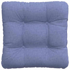 Cojines para asiento 4 pcs Azul jeans 45 x 45 x 12 cm tela