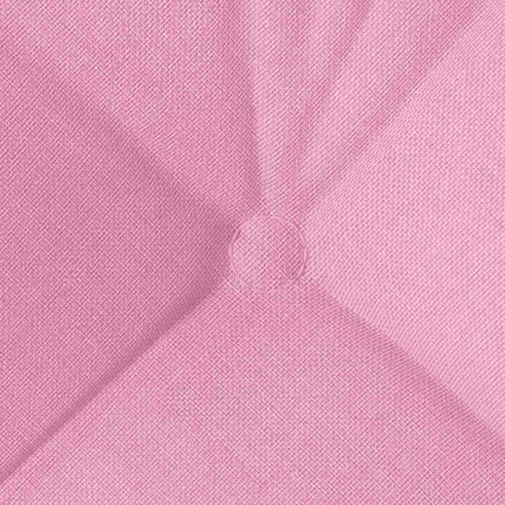 Cojines para asiento 4 pcs Rosa 45 x 45 x 12 cm tela