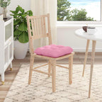 Cojines para asiento 4 pcs Rosa 45 x 45 x 12 cm tela