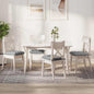 Cojines para asiento 4 pcs Gris Claro 40 x 40 x 6 cm tela