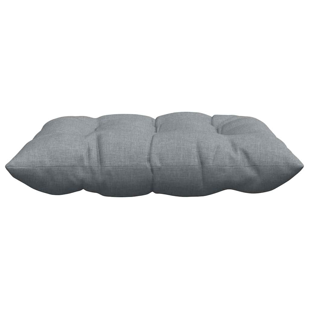 Cojines para asiento 4 pcs Gris Claro 40 x 40 x 6 cm tela
