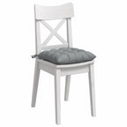 Cojines para asiento 4 pcs Gris Claro 40 x 40 x 6 cm tela