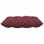 Cojines para asiento 4 pcs Rojo vino 40 x 40 x 6 cm tela