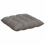 Cojines para asiento 4 pcs Taupé 40 x 40 x 6 cm tela