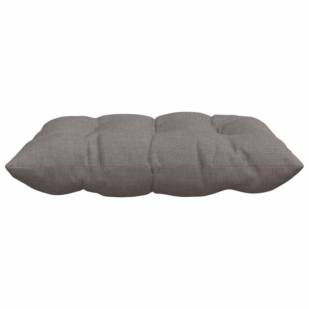 Cojines para asiento 4 pcs Taupé 40 x 40 x 6 cm tela