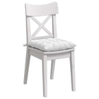 Cojines para asiento 4 pcs 40 x 40 x 6 cm tela