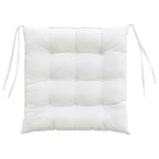 Cojines para asiento 4 pcs 40 x 40 x 6 cm tela