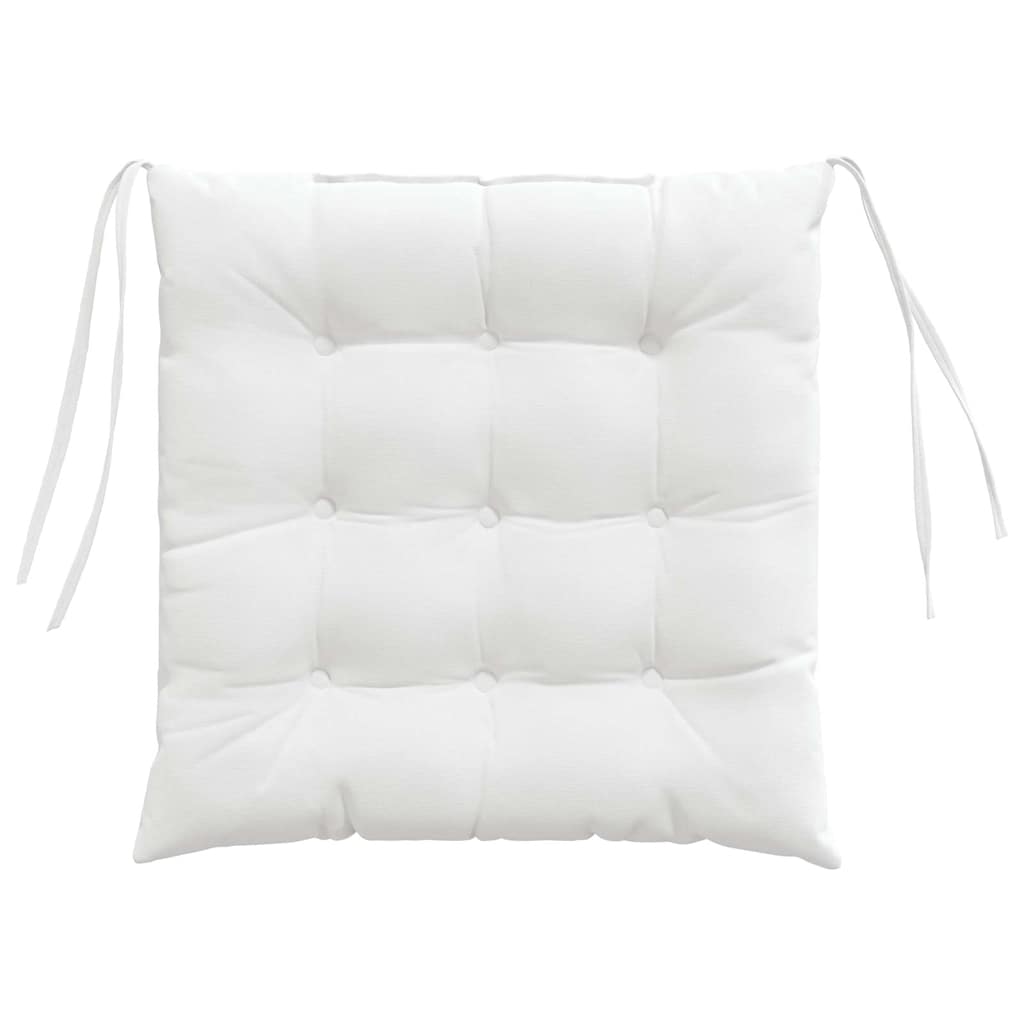 Cojines para asiento 4 pcs 40 x 40 x 6 cm tela
