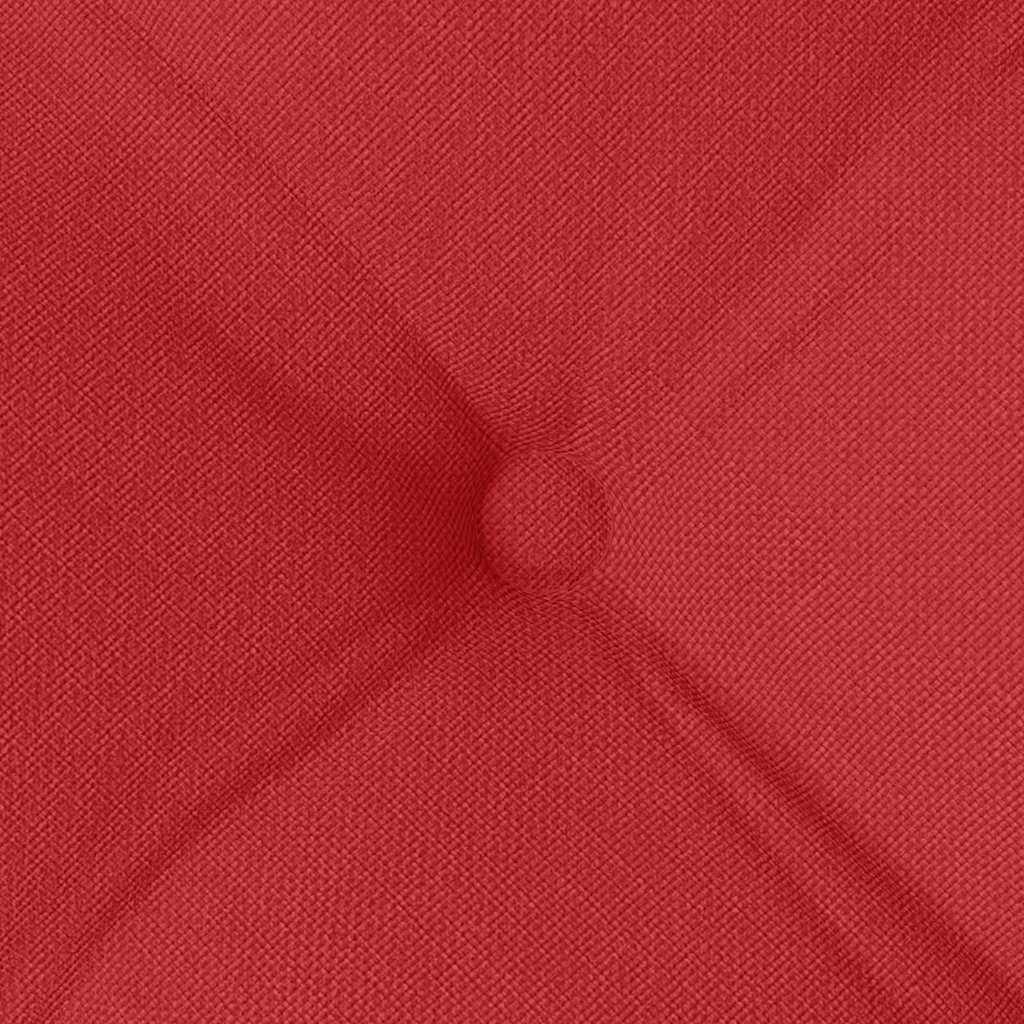 Cojines para asiento 4 pcs Rojo 40 x 40 x 6 cm tela