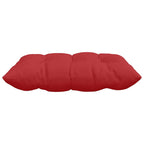 Cojines para asiento 4 pcs Rojo 40 x 40 x 6 cm tela