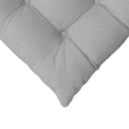 Cojines para asiento 4 pcs Gris Nube 40 x 40 x 6 cm tela