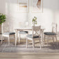 Cojines para asiento 4 pcs Gris Nube 40 x 40 x 6 cm tela