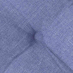 Cojines para asiento 4 pcs Azul jeans 40 x 40 x 6 cm tela