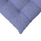 Cojines para asiento 4 pcs Azul jeans 40 x 40 x 6 cm tela