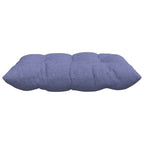 Cojines para asiento 4 pcs Azul jeans 40 x 40 x 6 cm tela