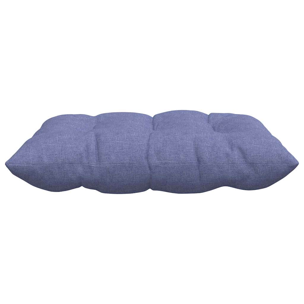 Cojines para asiento 4 pcs Azul jeans 40 x 40 x 6 cm tela