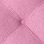 Cojines para asiento 4 pcs Rosa 40 x 40 x 6 cm tela