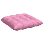 Cojines para asiento 4 pcs Rosa 40 x 40 x 6 cm tela