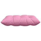 Cojines para asiento 4 pcs Rosa 40 x 40 x 6 cm tela