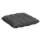 Cojines para asiento 4 pcs Gris oscuro 40 x 40 x 6 cm