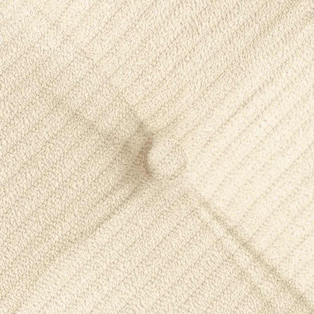 Cojines para asiento 4 pcs Crema 40 x 40 x 6 cm Tela de pana