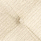 Cojines para asiento 4 pcs Crema 40 x 40 x 6 cm Tela de pana