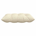 Cojines para asiento 4 pcs Crema 40 x 40 x 6 cm Tela de pana