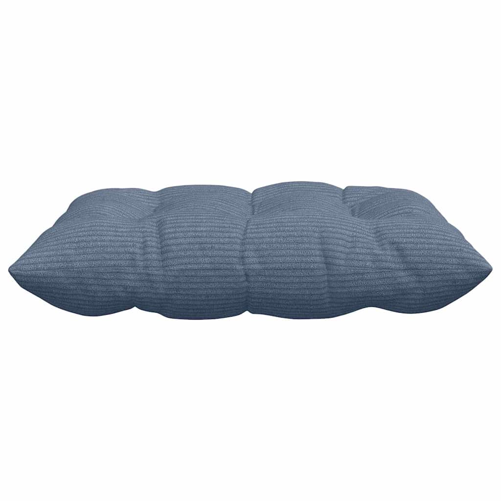 Cojines para asiento 4 pcs Azul 40 x 40 x 6 cm Tela de pana
