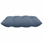Cojines para asiento 4 pcs Azul 40 x 40 x 6 cm Tela de pana
