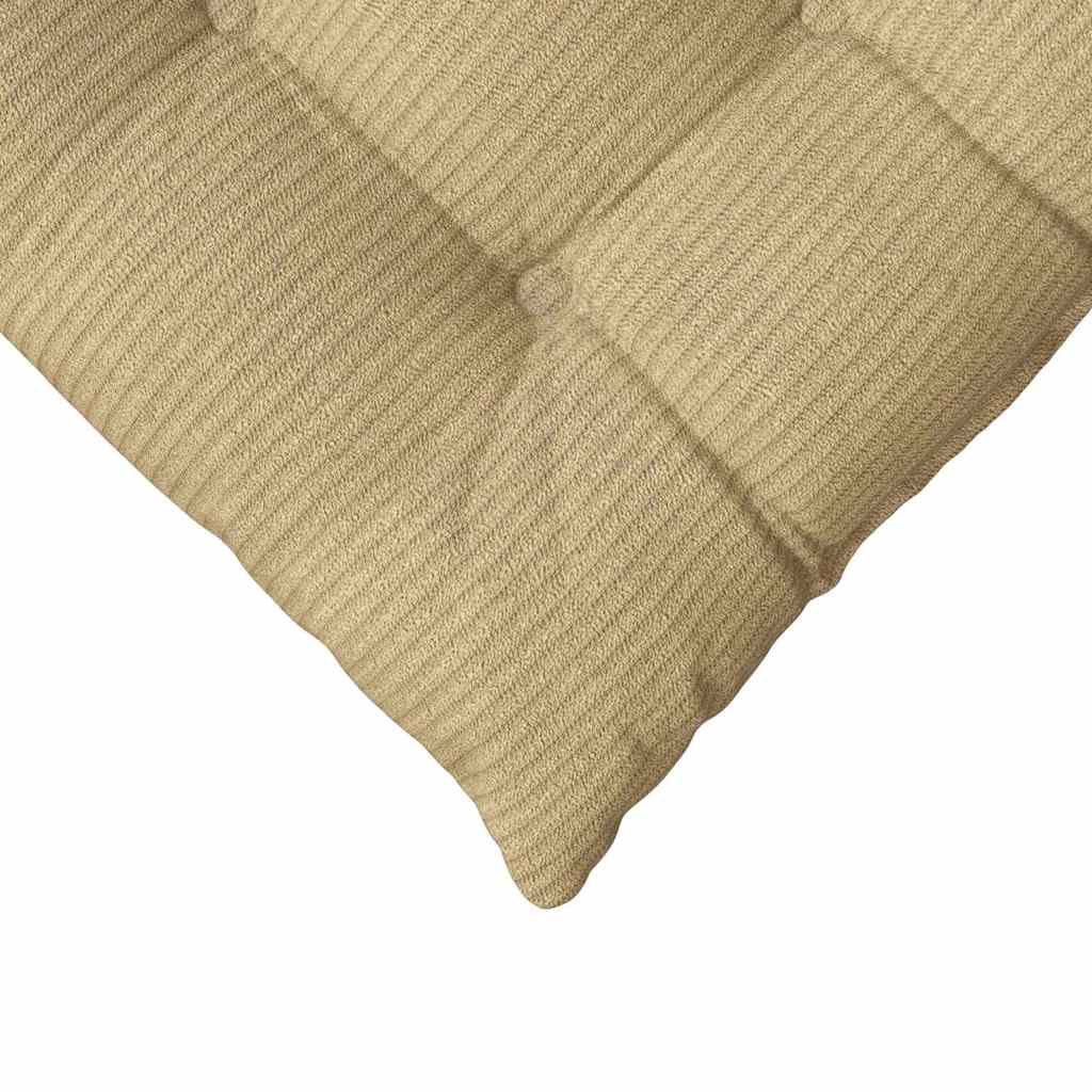 Cojines para asiento 4 pcs Verde grisáceo 40 x 40 x 6 cm