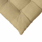Cojines para asiento 4 pcs Verde grisáceo 40 x 40 x 6 cm
