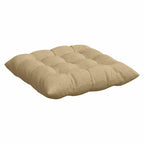 Cojines para asiento 4 pcs Verde grisáceo 40 x 40 x 6 cm