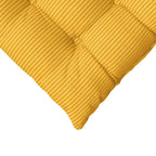 Cojines para asiento 4 pcs Amarillo Claro 40 x 40 x 6 cm