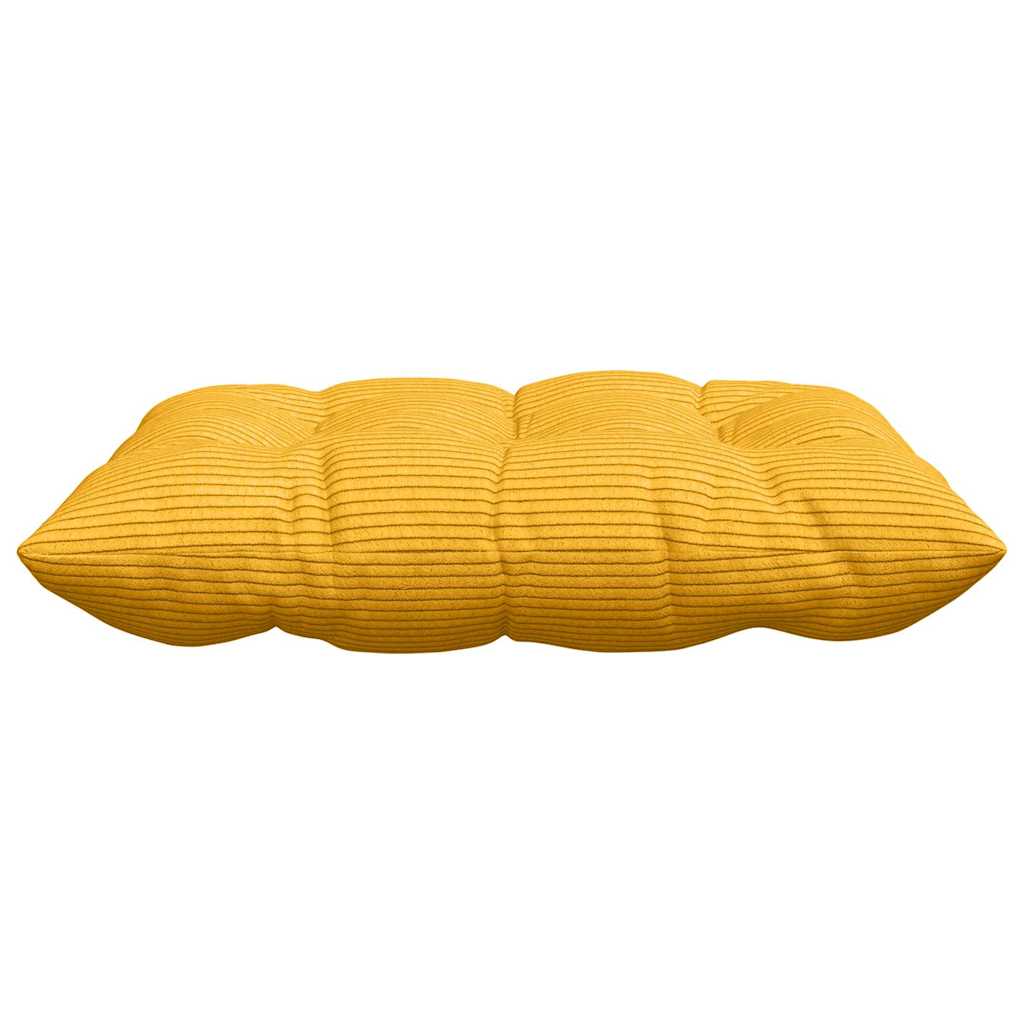 Cojines para asiento 4 pcs Amarillo Claro 40 x 40 x 6 cm