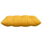 Cojines para asiento 4 pcs Amarillo Claro 40 x 40 x 6 cm