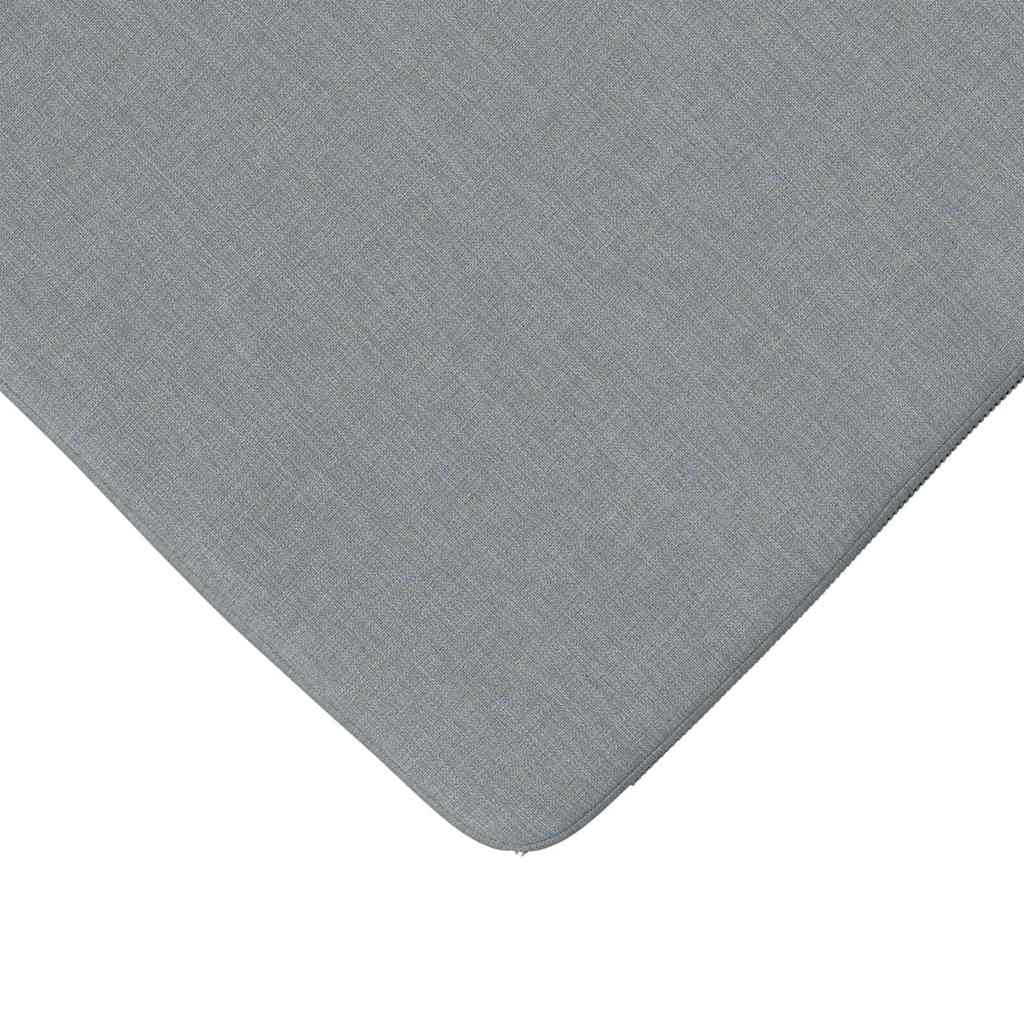 Cojines para asiento 4 pcs Gris Claro 40 x 40 x 3 cm tela