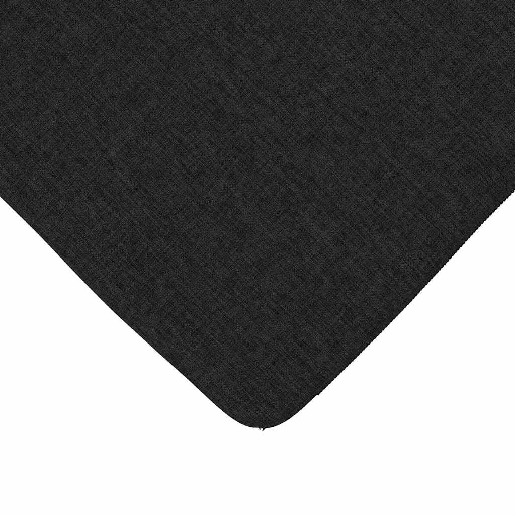 Cojines para asiento 4 pcs Negro 40 x 40 x 3 cm tela