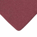 Cojines para asiento 4 pcs Rojo vino 40 x 40 x 3 cm tela