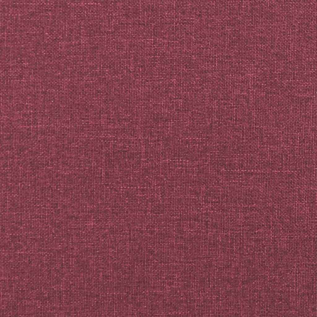 Cojines para asiento 4 pcs Rojo vino 40 x 40 x 3 cm tela