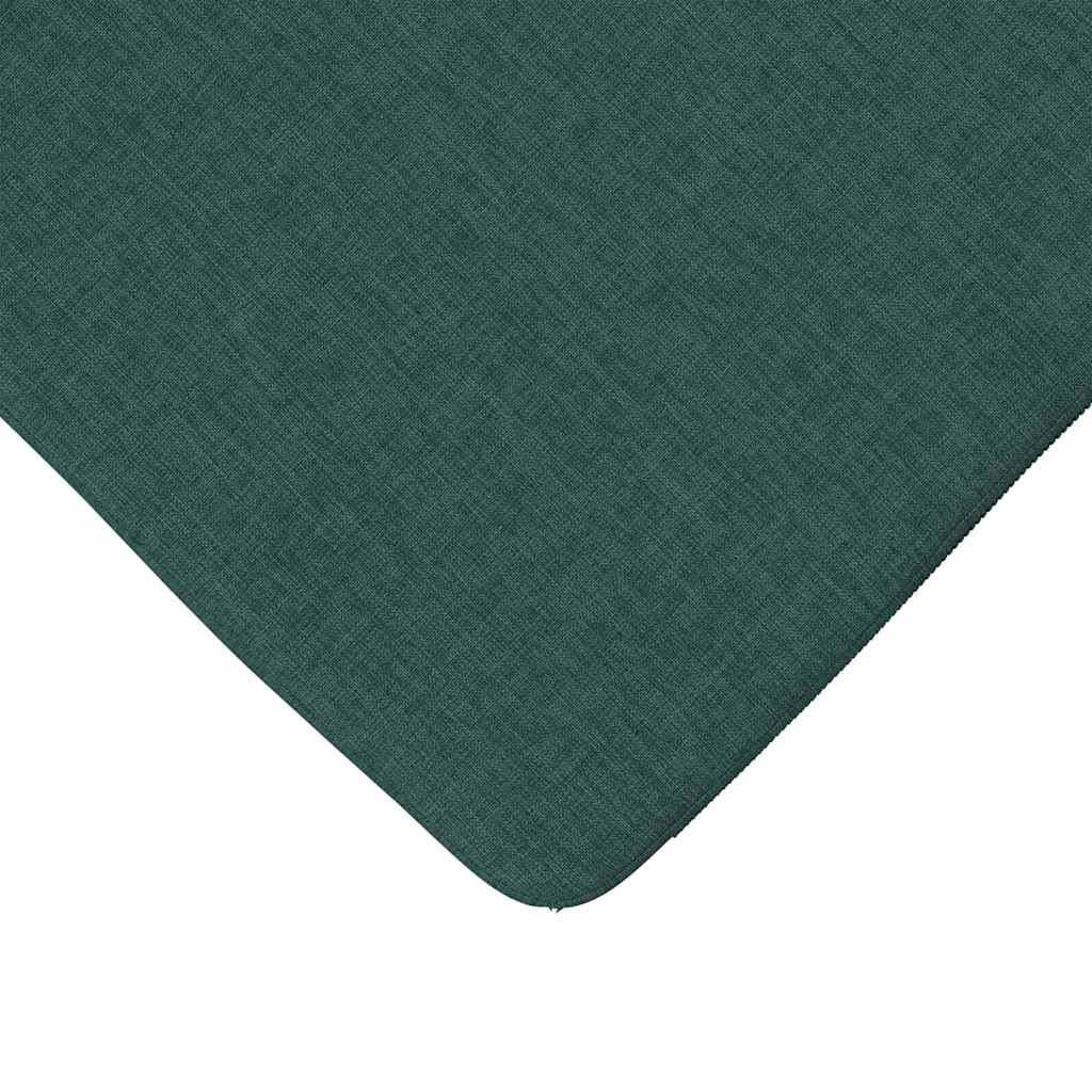 Cojines para asiento 4 pcs Verde oscuro 40 x 40 x 3 cm tela