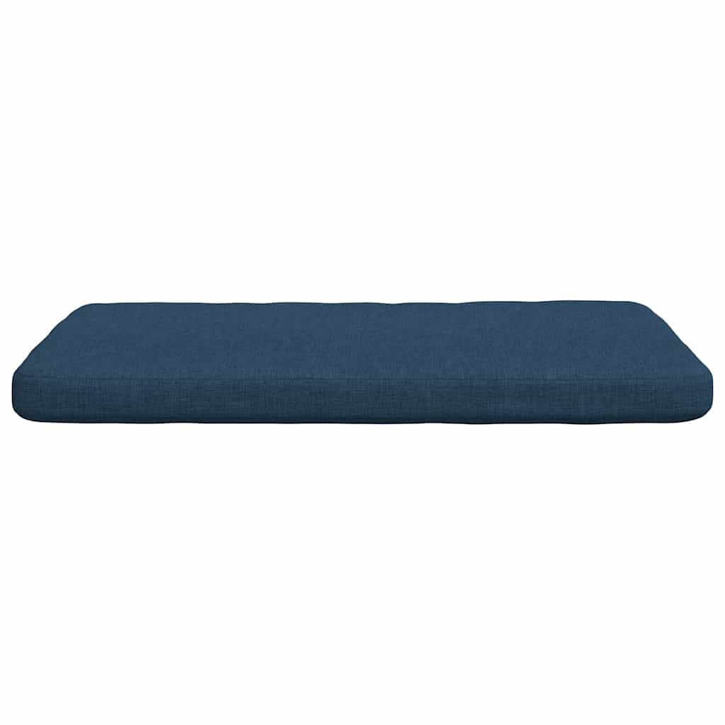 Cojines para asiento 4 pcs Azul 40 x 40 x 3 cm tela