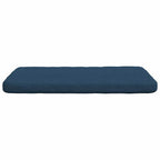 Cojines para asiento 4 pcs Azul 40 x 40 x 3 cm tela